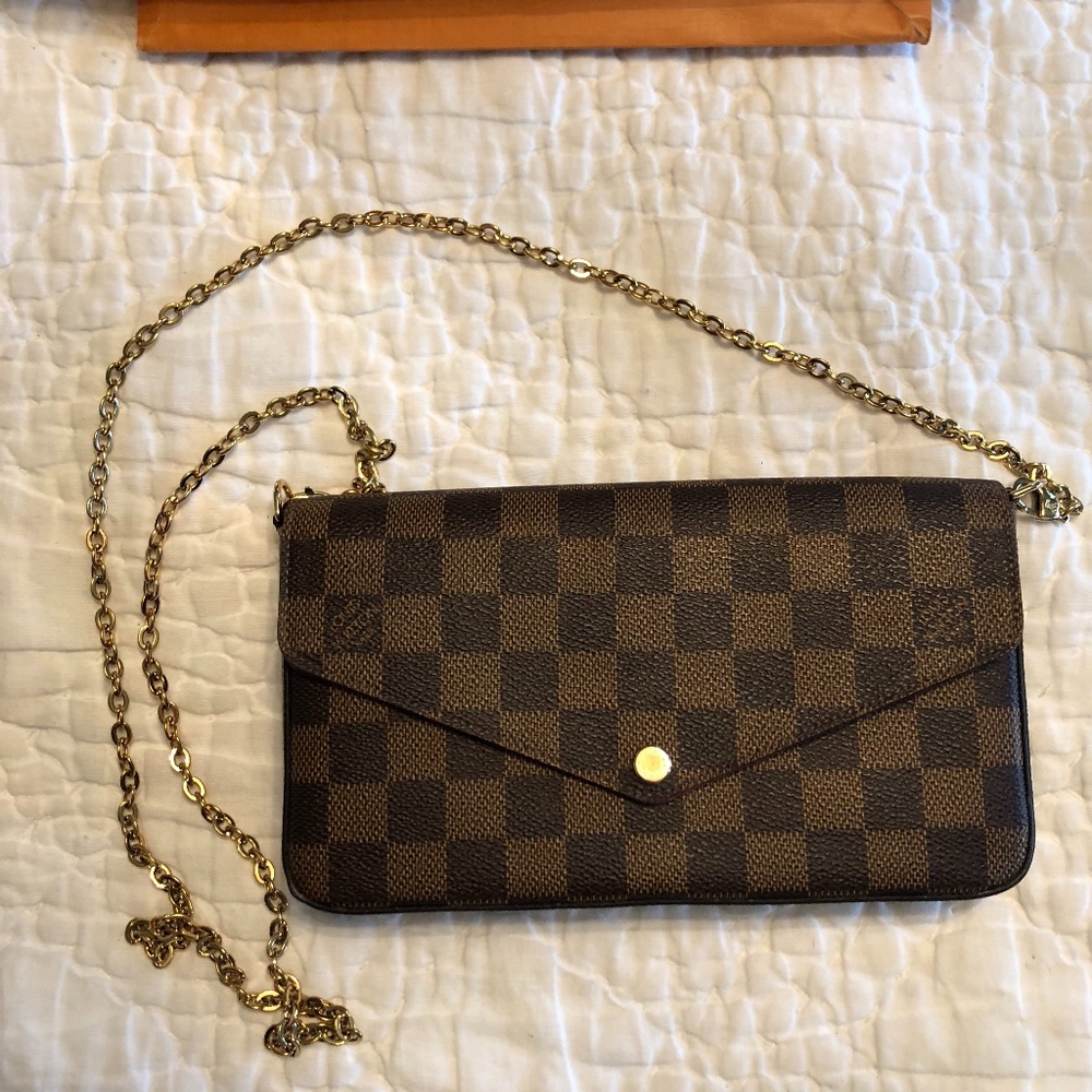 Louis Vuitton Pochette Félicie in Damier Ebene
